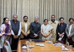 External Affairs Minister interacts with MPs who represented India at UNGA