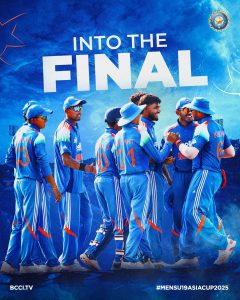 India Beat Sri Lanka to Set Up U-19 Asia Cup Final