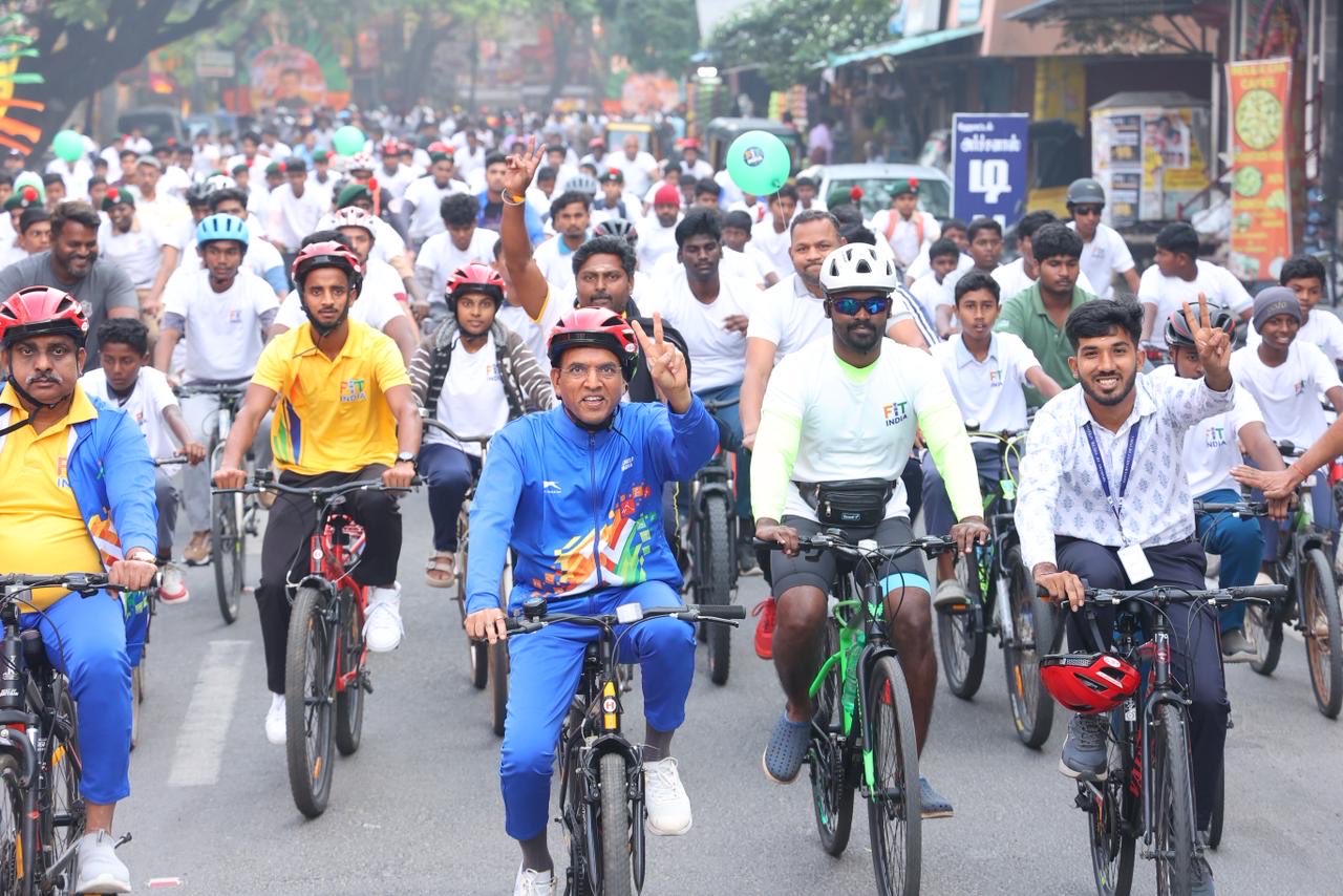 Fit India Initiative: Cycle Rally Held in Puducherry to Mark ‘Sundays on Cycles’ First Anniversary