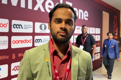 फिडे वर्ल्ड ब्लिट्ज़ शतरंज चैंपियनशिप 2025 के पहले दिन भारत के अर्जुन एरिगैसी शीर्ष स्‍थान पर रहे