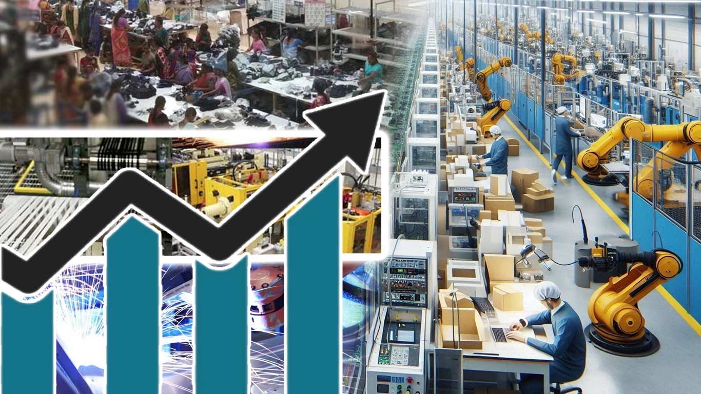India’s industrial production growth rises 0.4% in October, down sharply from 4.6% in September