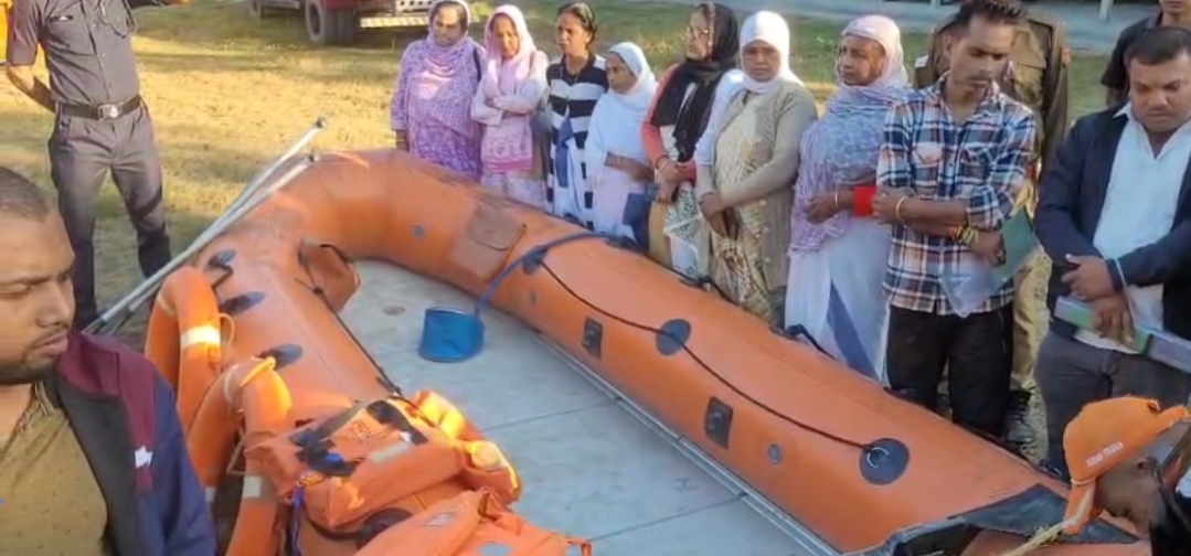 ৰঙিয়াত বানপীড়িত অঞ্চলত বানৰ সময়ত ল’বলগীয়া সাৱধানতাৰ বিষয়ে অনুশীলন