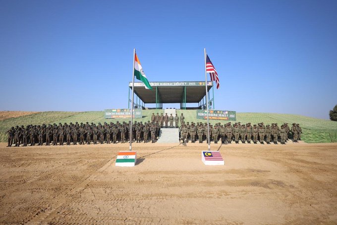 India, Malaysia Conduct Joint Military Exercise in Rajasthan