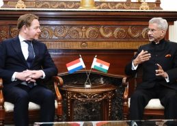 EAM S Jaishankar meets his counterpart of Netherlands David van Weel in New Delhi