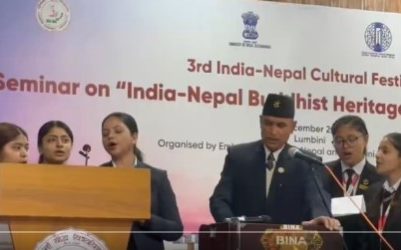 India–Nepal Cultural Festival Begins in Lumbini