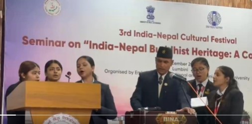 India–Nepal Cultural Festival Begins in Lumbini