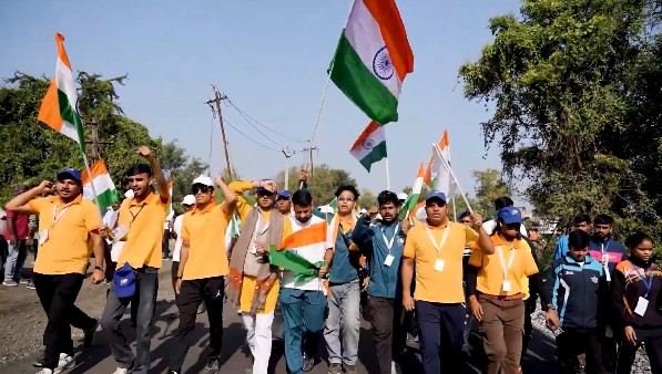 સરદાર પટેલની જન્મજયંતિ અંતર્ગત યોજાયેલી રાષ્ટ્રીય એકતા પદયાત્રા નર્મદાના ભાણદ્રા ગામે પહોંચી – આવતીકાલે સમાપન