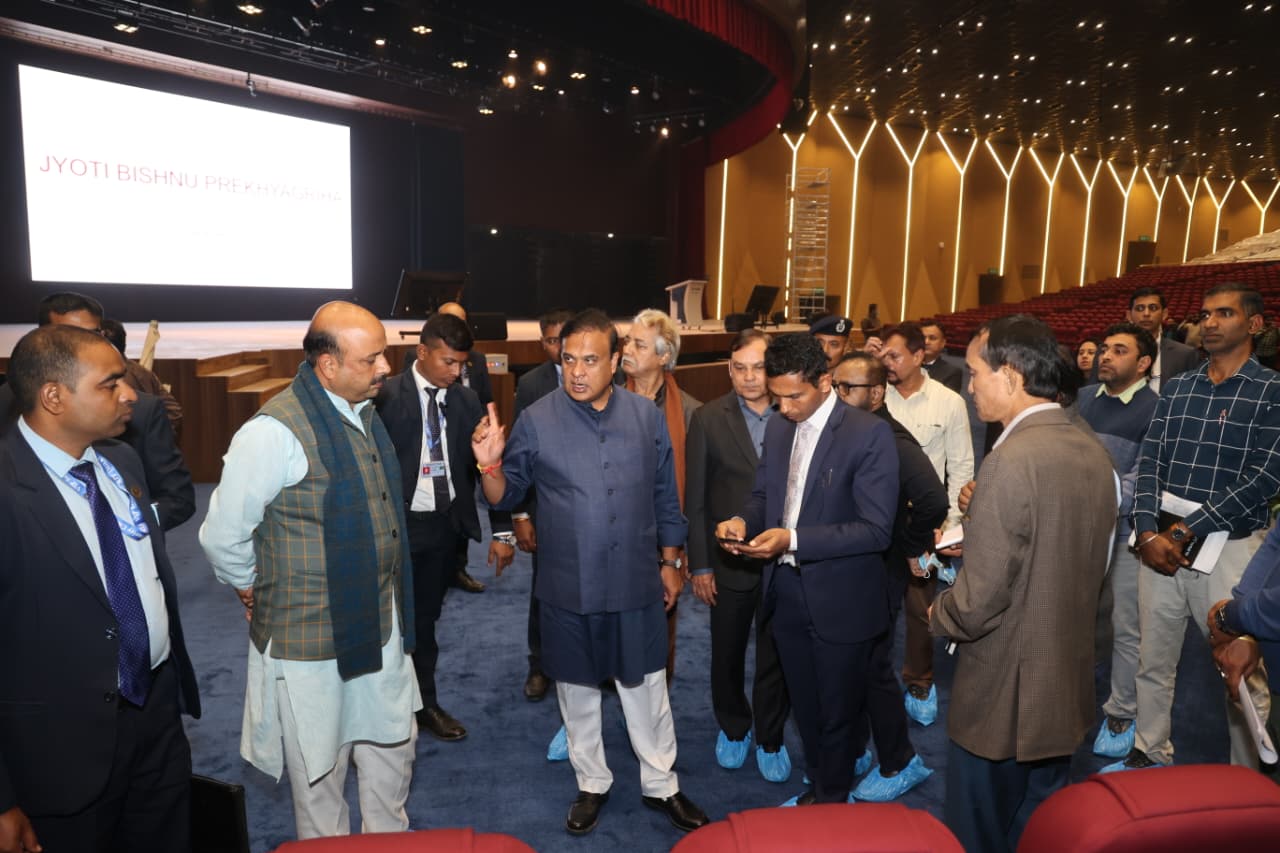 ২৯ ডিচেম্বৰত মুকলি হ’ব জ্যোতি বিষ্ণু প্ৰেক্ষাগৃহ আৰু গুৱাহাটী আৰক্ষী আয়ুক্তালয়; চূড়ান্ত পৰ্যায়ৰ কাম-কাজ পৰিদৰ্শন মুখ্যমন্ত্রী ড° হিমন্ত বিশ্ব শৰ্মাৰ