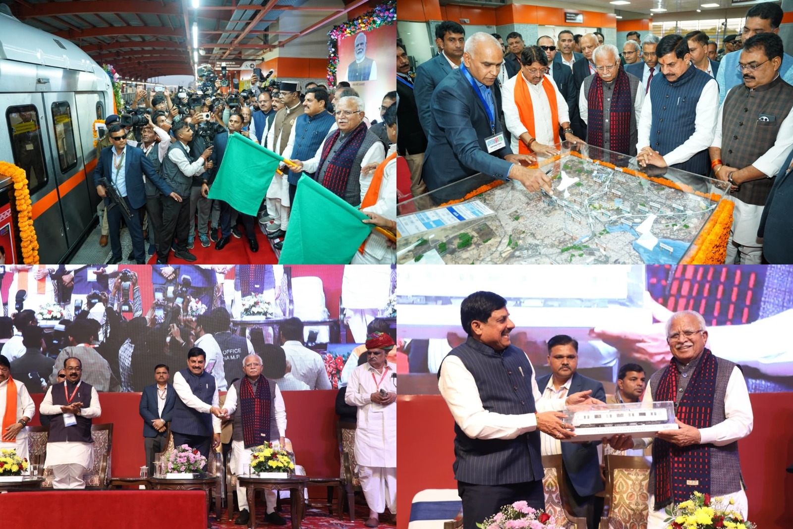 مدھیہ پردیش کے شہر بھوپال میں آج سے میٹرو ٹرین خدمات باضابطہ طور پر شروع ہوگئی ہیں