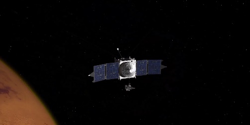 নাচাৰ সৈতে মহাকাশযান মাৱেনৰ সংযোগ বিচ্ছিন্ন