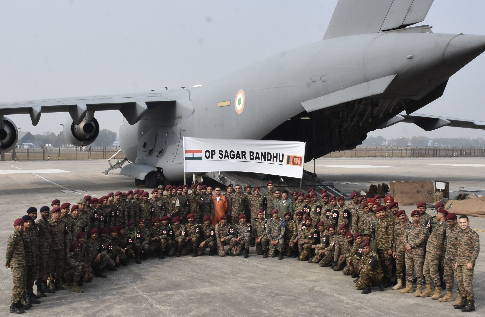 Indian Army Deploys Contingent to Sri Lanka Under Operation Sagar Bandhu