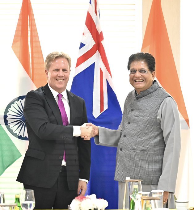 Union Minister Piyush Goyal held meeting with New Zealand’s Minister Todd McClay