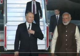 Russian President Putin Arrives in New Delhi for 23rd India-Russia Summit