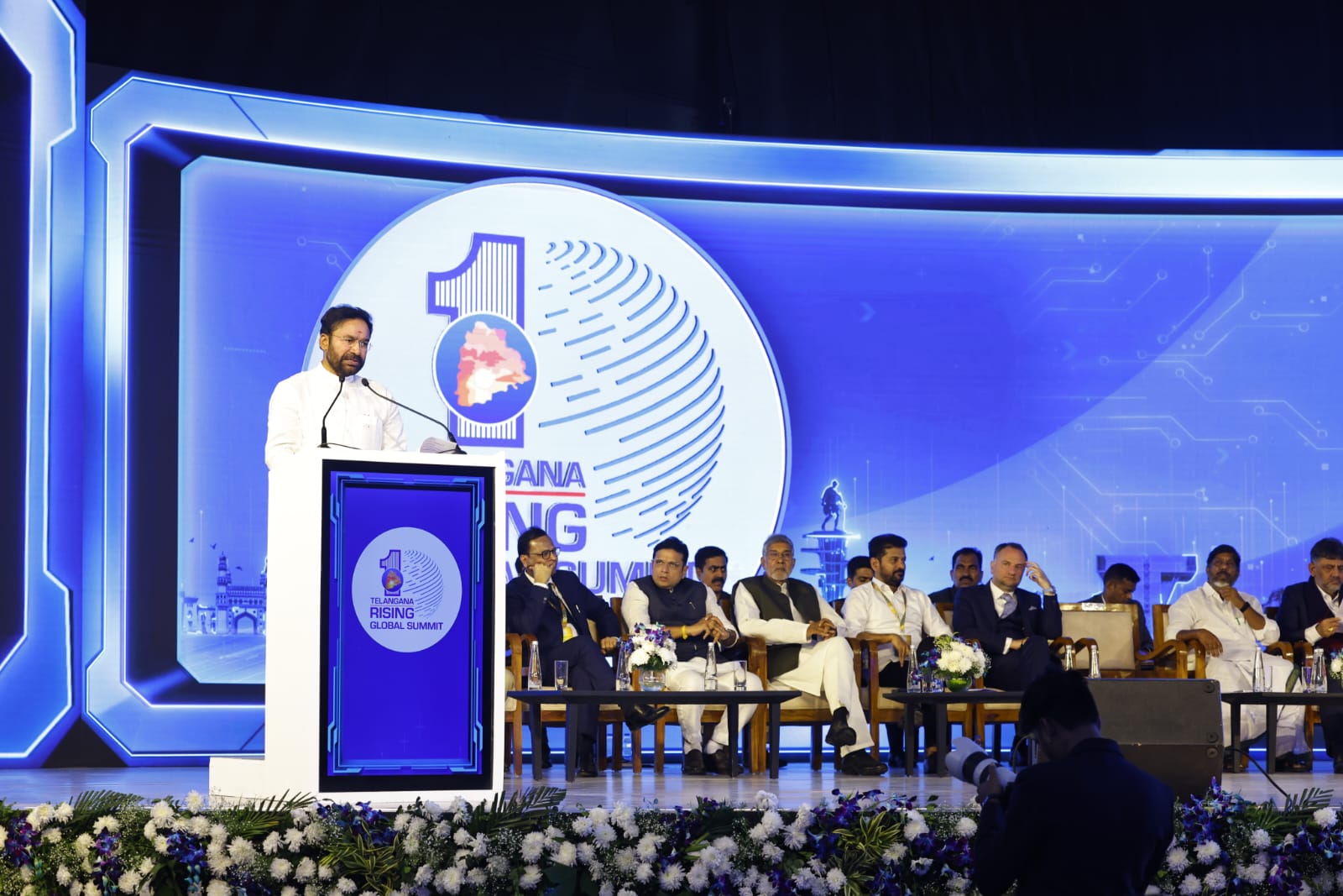 Governor Jishnu Dev Varma Inaugurated Telangana Rising Global Summit