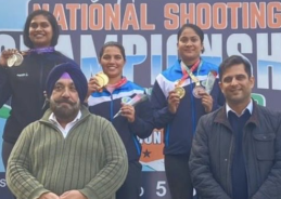 Neeru Dhanda clinches gold in Women’s trap event at National Shooting Championship in New Delhi