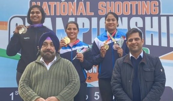 Neeru Dhanda clinches gold in Women’s trap event at National Shooting Championship in New Delhi
