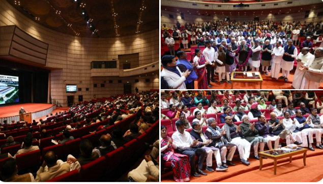 एनडीएच्या संसदीय पक्षाची बैठक आज नवी दिल्लीत झाली