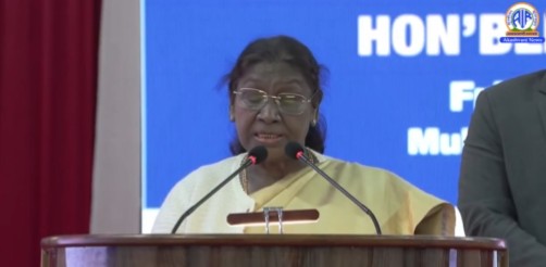राष्ट्रपति द्रौपदी मुर्मु ने मणिपुर के सेनापति जिले में छह विकास परियोजनाओं का उद्घाटन किया