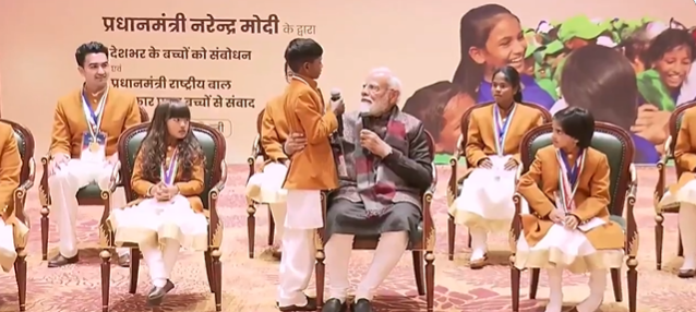प्रधानमंत्र्यांनी राष्ट्रीय बाल पुरस्काराच्या २० विजेत्यांशी संवाद साधला