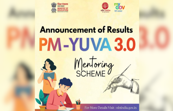 Union Education Ministry announces results of contest under PM-YUVA 3.0