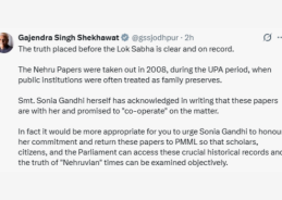 No documents related to Pandit Nehru have been found missing from PM’s Museum: Union Minister Shekhawat