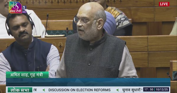 Home Minister Amit Shah says infiltrators cannot influence leadership choices amid SIR deliberations