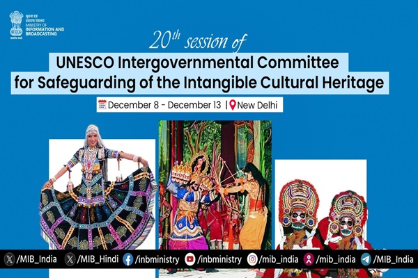 India to Host UNESCO Intangible Cultural Heritage Committee Session at Red Fort