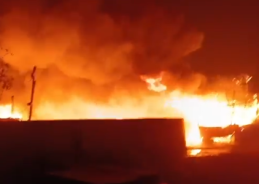 Kolkata: Major Fire in Newtown Slum Destroys 200 Huts; No Casualties Reported