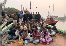 Indian Coast Guard Detains 35 Bangladeshi Fishermen for Illegal Entry into Indian Waters