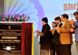 J&K LG Manoj Sinha lays foundation stone for 320 smart houses in Reasi district