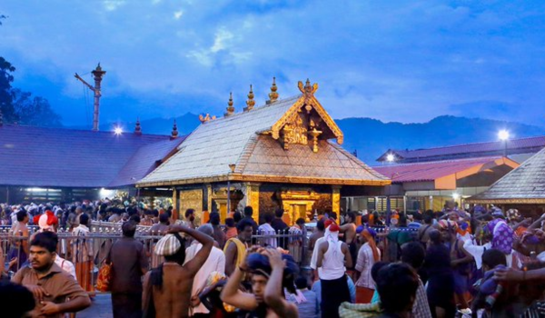 Kerala: Devotees witness Mandala Pooja at Sabarimala Sree Dharma Sastha Temple