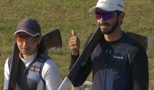 National Shooting Championship: Rajasthan’s Anantjeet Singh Naruka & Darshna Rathore win Senior Skeet Mixed Team Gold