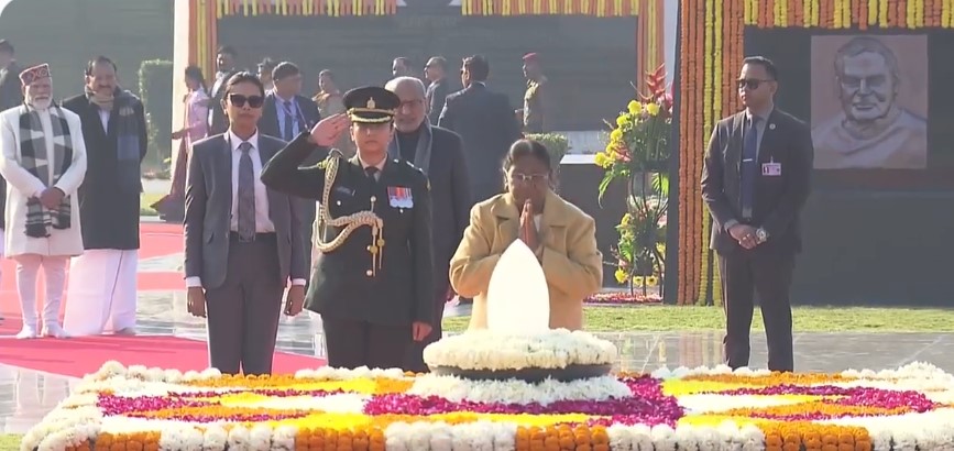 President, Vice President, PM Modi Pay Floral Tributes to Atal Bihari Vajpayee on Birth Anniversary