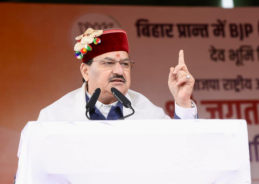 BJP President J P Nadda says India is rapidly moving towards becoming developed nation under PM Modi