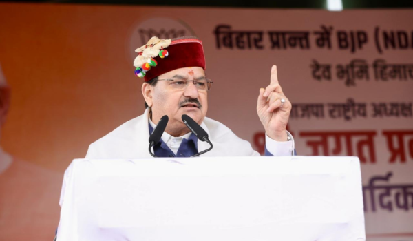 BJP President J P Nadda says India is rapidly moving towards becoming developed nation under PM Modi