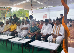 Union Finance Minister Nirmala Sitharaman visits PM Lanka village in Andhra Pradesh