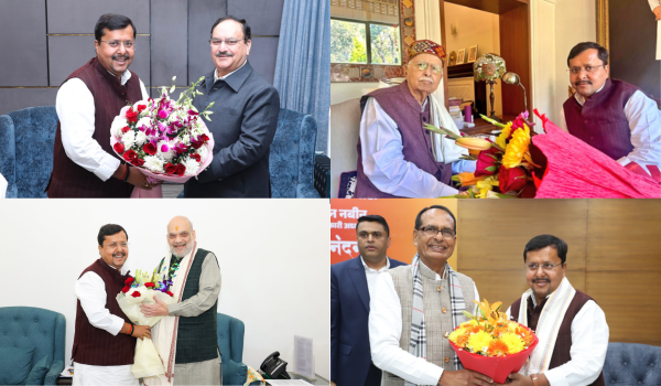 दिल्ली: केंद्रीय मंत्रियों और वरिष्ठ नेताओं से भाजपा के राष्ट्रीय कार्यकारी अध्यक्ष नितिन नबीन ने की मुलाकात