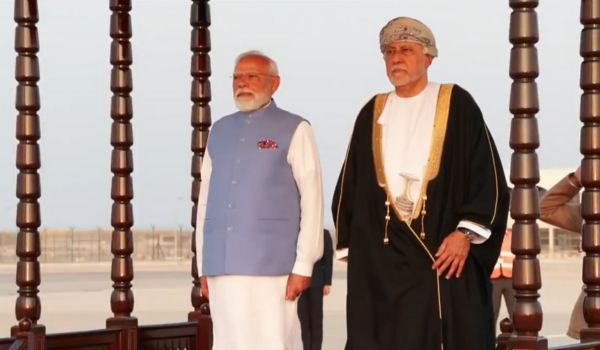Prime Minister Narendra Modi arrives in Oman on two-day visit