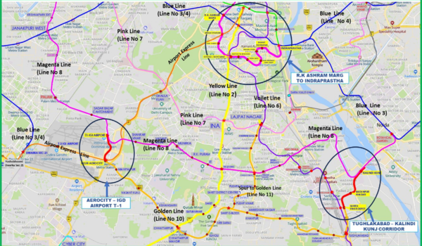 Cabinet approves 3 new corridors under Delhi Metro’s Phase 5 (A) Project worth ₹12,015 crore