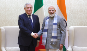 PM Narendra Modi meets Italy’s Deputy PM Antonio Tajani in New Delhi
