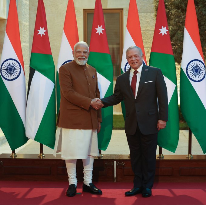 PM Modi’s Visit to Jordan Strengthens Bilateral Ties