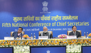 PM Modi chairs 5th National Conference of Chief Secretaries in New Delhi to strengthen Centre-State partnership