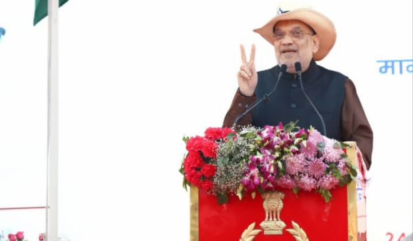 Home Minister Shah says there is peace in areas affected by left-wing extremism, terrorism & country is now in safe hands