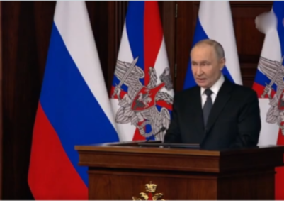 Russian President Putin Says Russia Will Not Compromise on Demands for Ukrainian Territory