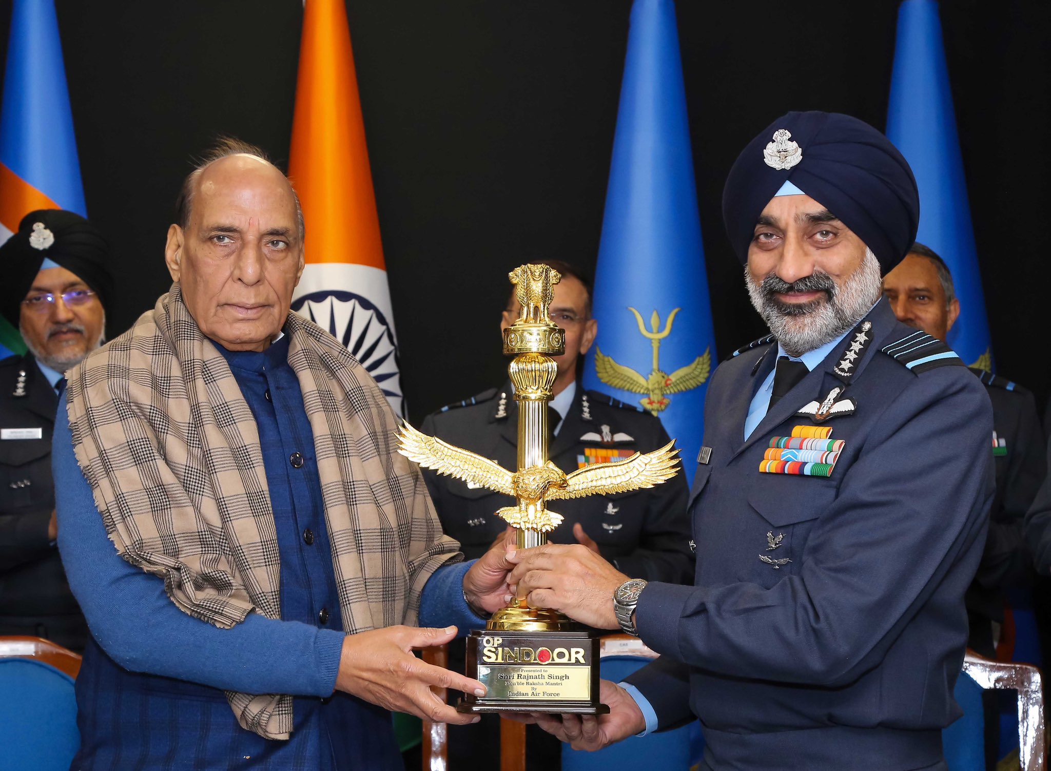 Defence Minister Rajnath Singh addresses Air Force Commanders’ Conclave in New Delhi