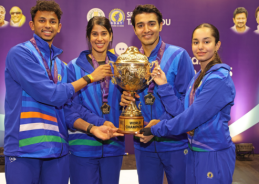 Congratulations pour in for Indian team for winning Squash World Cup