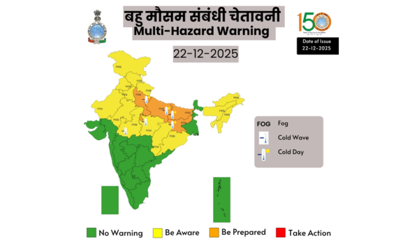 IMD forecasts dense fog over multiple states till tomorrow