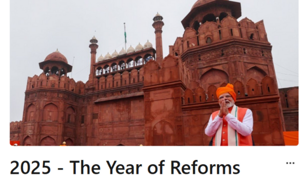 PM Modi says, India boarded reform express in 2025, emerging as centre of global attention