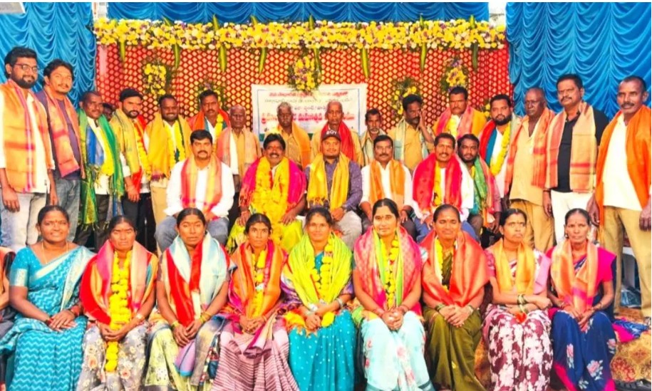 तेलंगाना: ग्राम पंचायत चुनावों में निर्वाचित सरपंचों और वार्ड सदस्‍यों ने ग्रहण किया अपना कार्यभार