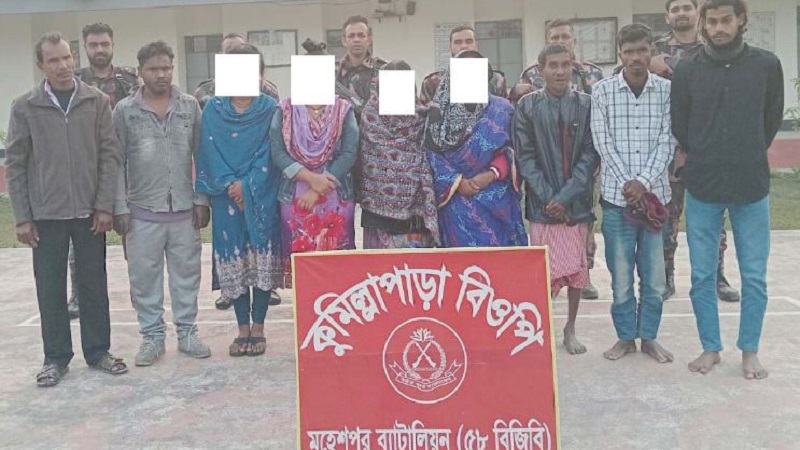 BGB detains 21 Bangladeshi nationals as they try to cross into India